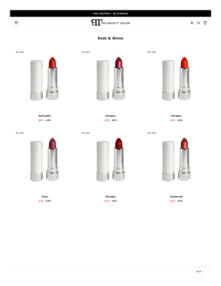 Signature Lipsticks - Reds & Wines