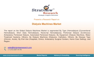 Dialysis Machines Market, Dynamics, and Market Analysis