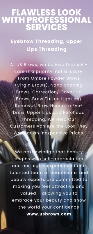 Eyebrow Threading, Upper Lips Threading Info