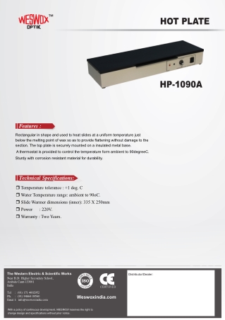 HOT PLATE 2 HP-1090A