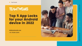 Top 5 App Locks for your Android device in 2022