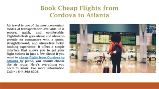 Book Cheap Flights from Cordova to Atlanta