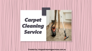 Carpet Cleaning Services
