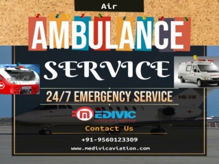 Now Get Life-Saving Charter Air Ambulance Service in Vellore by Medivic