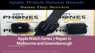 Apple Watch Series 7 Repair in Melbourne and Greensborough