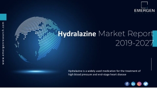 Hydralazine Market ppt