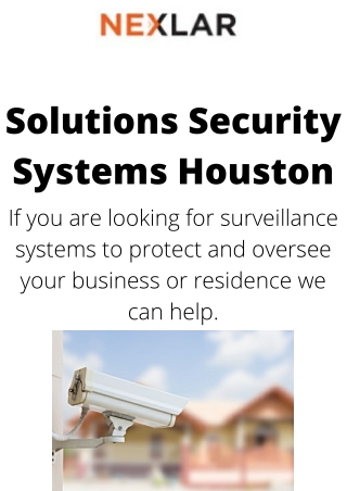 Commercial Security Solutions