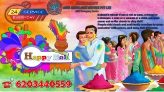 Asha Ambulance Service wishes you all a very Happy Holi |ASHA