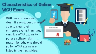 Characteristics of Online WGU Exam