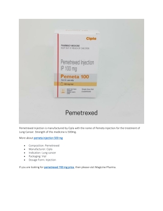 pemetrexed 700 mg price