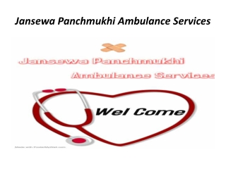 Jansewa Panchmukhi Ambulance Service in Kasba, Kolkata