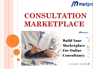 CONSULTATION MARKETPLACE