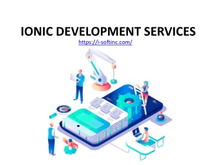 IONIC DEVELOPMENT SERVICES