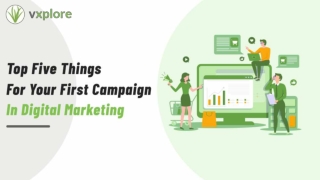 Top Five Things For Your First Campaign In Digital Marketing
