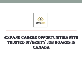 Expand Career Opportunities with Trusted Diversity Job Boards in Canada