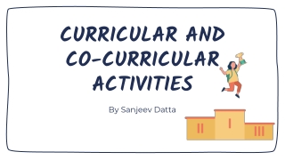 Curricular and Co-Curricular Activities