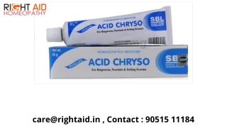 About SBL Acid Chryso Ointment