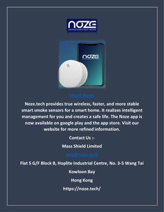 Smart Home | Noze.tech