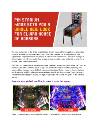 Pin Stadium Mods Gets You A Whole New Look For Elvira House Of Horrors (1)