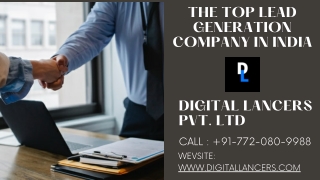 The Top Lead Generation Company in India