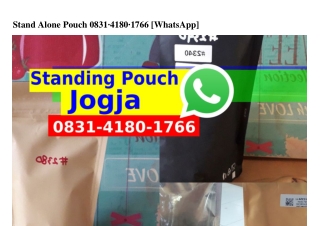 Stand Alone Pouch 08ЗI~ㄐI80~IᜪᏮᏮ{WA}