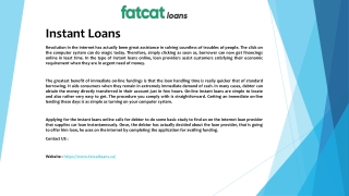 Instant Loan Online