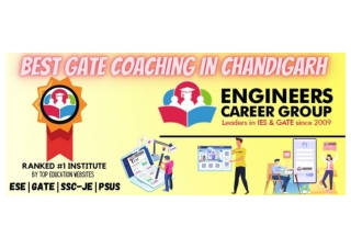 Best GATE Coaching In Chandigarh  Engineers career group
