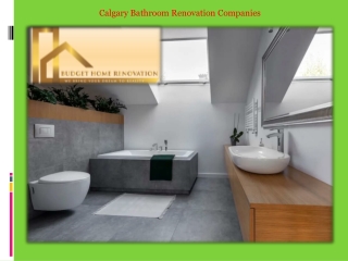 Calgary Bathroom Renovation Companies