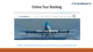 Online Tour Booking