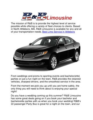 Best Limo Service in Attleboro, MA