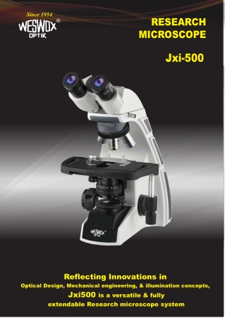 RESEARCH MICROSCOPE 2 Jxi-500