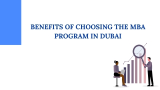 BENEFITS OF CHOOSING THE MBA PROGRAM IN DUBAI