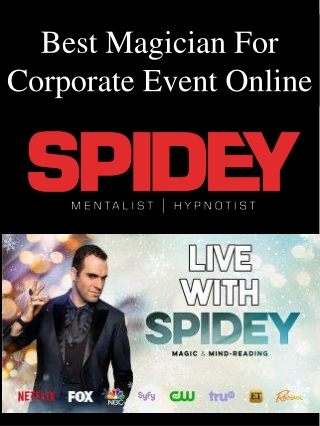 Best Magician For Corporate Event Online