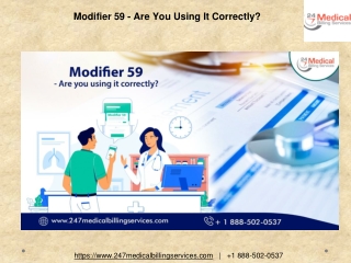 Modifier 59 - Are You Using It Correctly