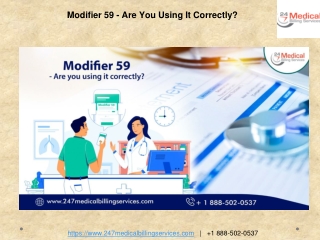 Modifier 59 - Are You Using It Correctly