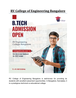 RV College of Engineering Bangalore