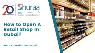 How to Open A Retail Shop In Dubai