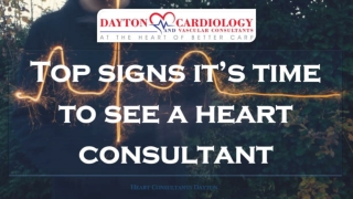 Top signs it’s time to see a heart consultant