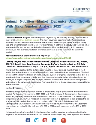 Animal Nutrition Market