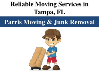Reliable Moving Services in Tampa, FL