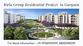 Birla Group Residential Project On Golf Course Extension Road, Birla Group Resid