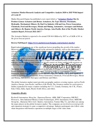 Actuators Market