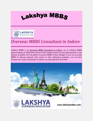 Overseas MBBS Consultant in Indore