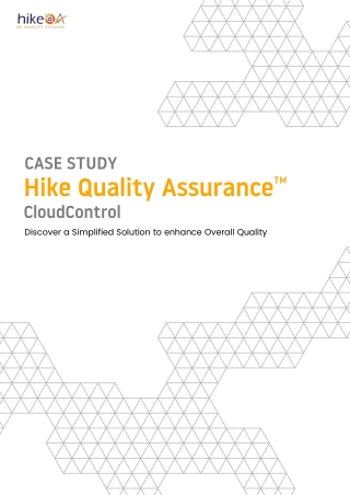Hike Quality Assurance CloudControl