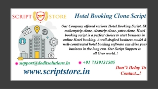 Readymade Hotel Booking System - SCRIPTSTORE.IN