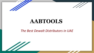 Dewalt | Dewalt suppliers in UAE | Dewalt distributors in UAE