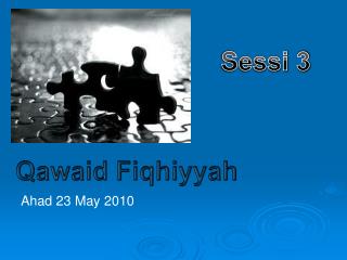 Qawaid Fiqhiyyah