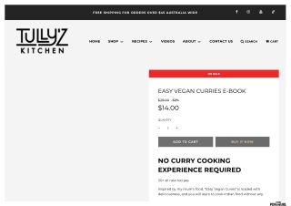 Vegan Curry | Easy Vegan Curries E-book | Tullyz Kitchen