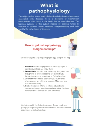 What is Pathophysiology?