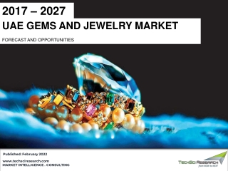 UAE Gems and Jewelry Market Forecast and Opportunities, 2027